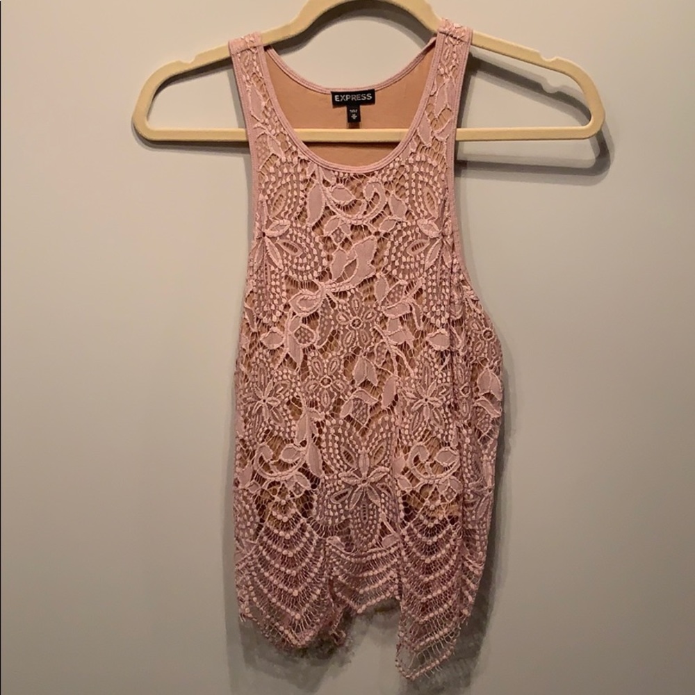 Express lace top